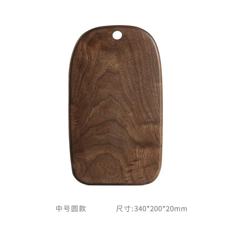 2 PCS Walnut Wood Chopping Board Set for Kitchen