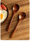 Japanese Small Solid Wooden Spoon Rice Spoon Soup Spoon for Eating