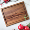 Unique Engraved Walnut Cutting Board with Customizable Logo
