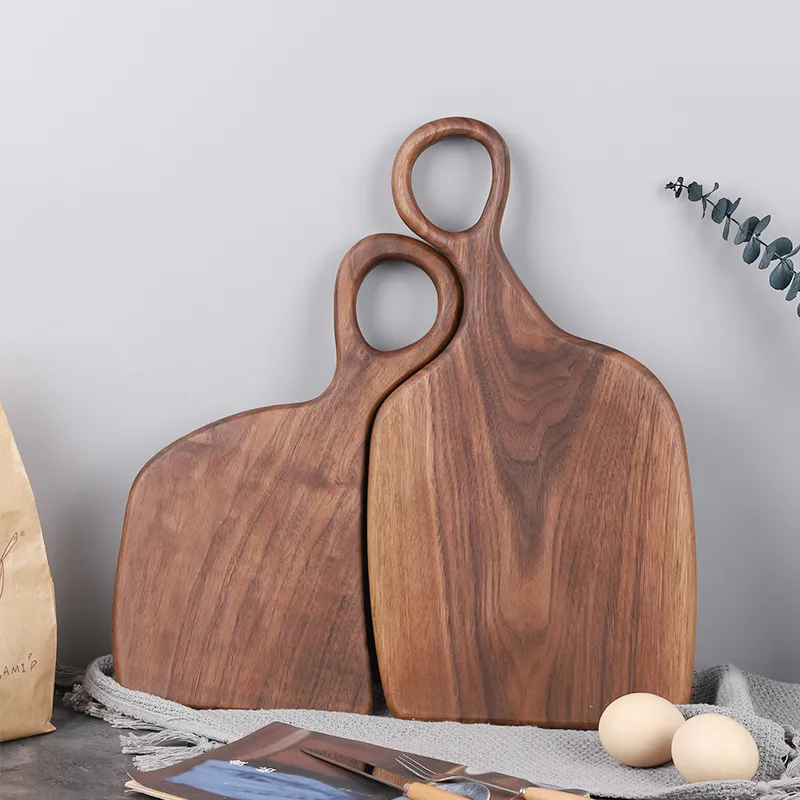 Solid Wood Walnut Serving Board 2 PCS Set