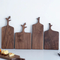 Multipurpose Organic Walnut Serving Platter for Cheese & Bread