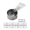 Stainless Steel Liquid and Dry Powder Measuring Scoop Set for Kitchen