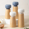 Nordic Danish Ceramic and Beech Wood Pepper Grinder Salt Grinding Bottle Pepper Mill
