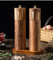 Acacia Wood Manual Pepper Grinder Set for Grinding Spice and Salt