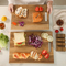 Hot Selling Acacia Wood Cutting Board Set of 3 with Holder