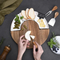 13 Inch Square Bamboo Cheese Board with Drawer and Knives Set From Fujian Factory