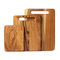 3 - Piece Wooden Chopping Board Set Blank Kitchen Acacia Wood Butcher Chopping Blocks