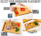 Organic Personalized Bamboo Serving Tray Charcuterie Board with Wine Glass