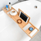 Extendable Bathtub Shelf Bathtub Tray Bamboo Bathtub Rack