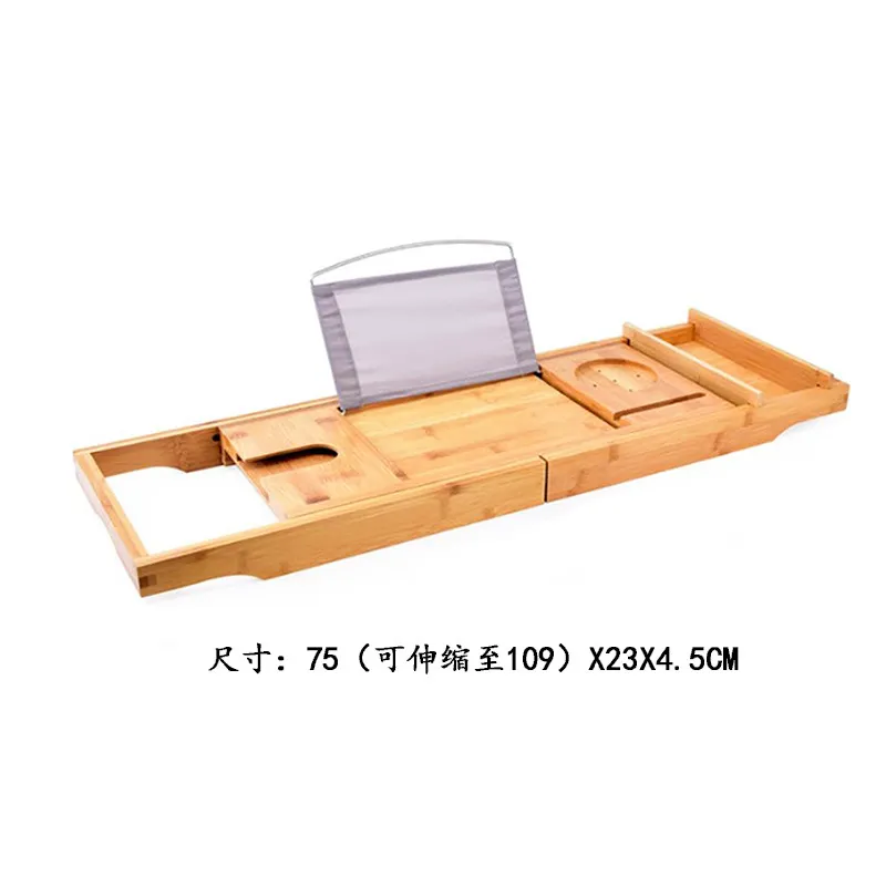 Adjustable Bamboo Bathtub Tray Caddy Tub Tray From Fujian Factory