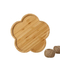 Retro - Style 4 Divided Bamboo Serving Tray Wooden Dining Plate