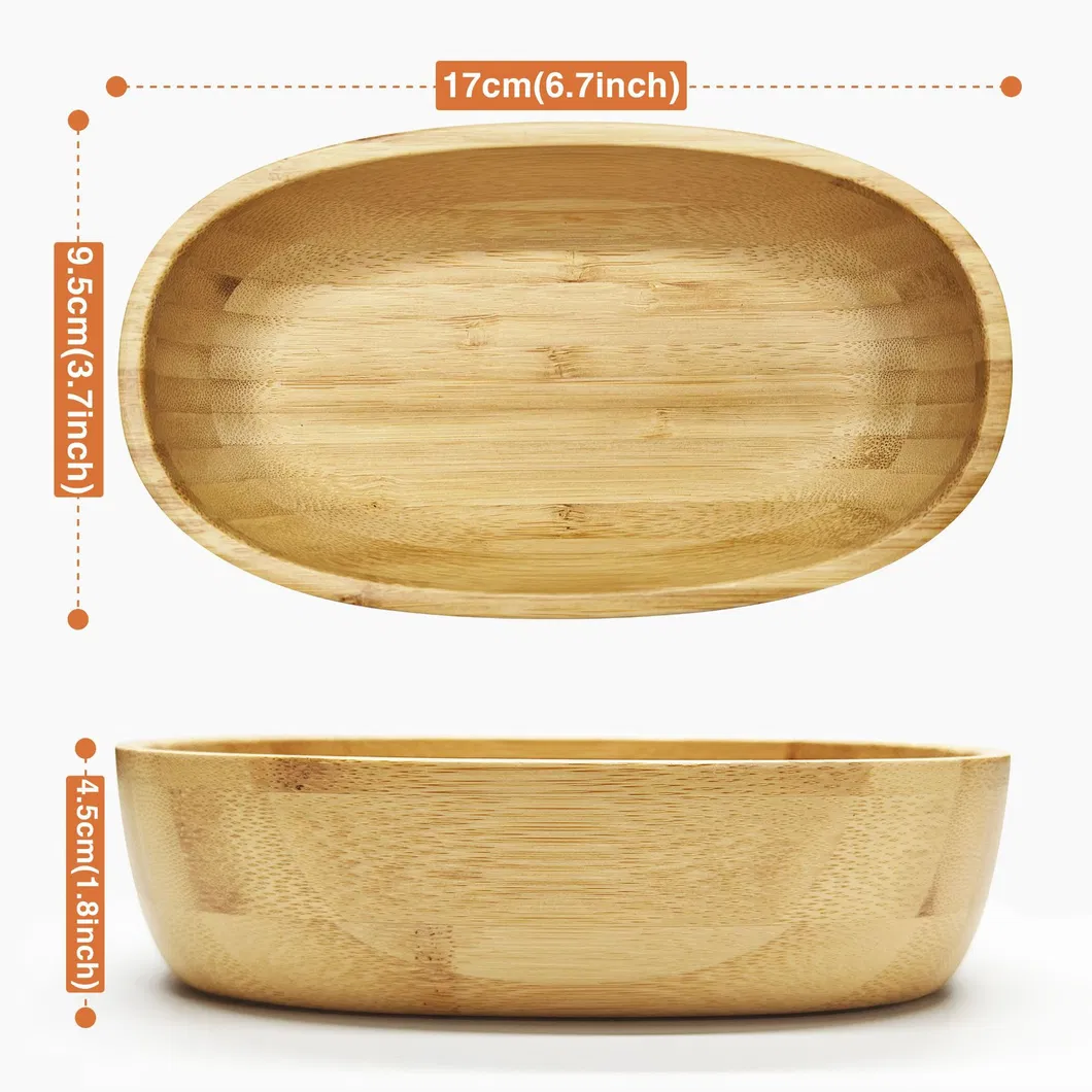 Eco-Friendly Bamboo Fruit and Salad Bowl for Home Use