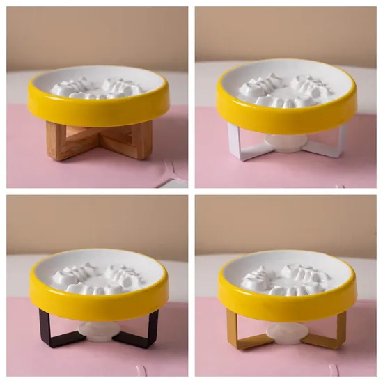 Anti - Choking and Anti - Spillage Pet Feeding Food Bowl for Dog and Cat