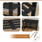 Black Color Bamboo Shoe Rack Wooden Storage Bench Bamboo Organizer Entryway Organizing Shelf