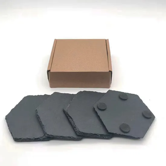 Rustic Style Heart Shaped Slate Coasters Set for Country Kitchens