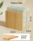 Freestanding Bamboo Tabletop Tissue Dispenser for Kitchen /Dining Room / Restaurant/Hotel