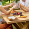 7.2 Inch Acacia Wood Tabletop Tissue Dispenser for Home / Restaurant / Hotel