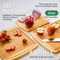 Premium Two-Tone Bamboo Chopping Board Set of Three