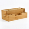 Bamboo Desktop Storage Organizer Box for Office and Home