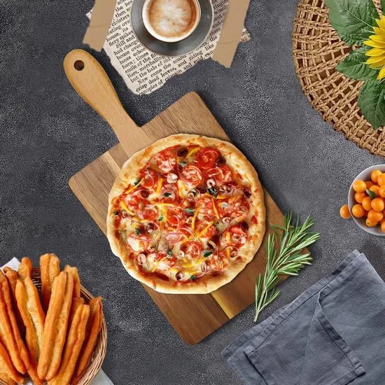 Premium Acacia Wood Cutting and Serving Board for Culinary Enthusiasts