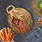 Premium Acacia Wood Serving and Cutting Board with Handle