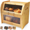 Bamboo Bread Storage Box Bread Storage Can Bread Bin