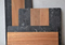 Square Solid Wood Marble Bread Toast Fruit Cutting Board for Kitchen