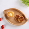 Decorative Car Shaped Beech Wood Serving and Food Plate for Snacks, Candy