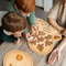 2 - Piece Reindeer - Shaped Bamboo Christmas Serving Trays for Cheese, Snacks, Charcuterie at Christmas Party
