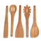 High Quality Bamboo Kitchen Tools Set of 5