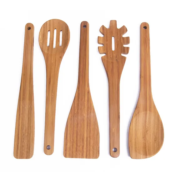 High Quality Bamboo Kitchen Tools Set of 5