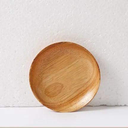 Manufacture Oval and Round Shape Beech Wood Food Tray / Plate for Home
