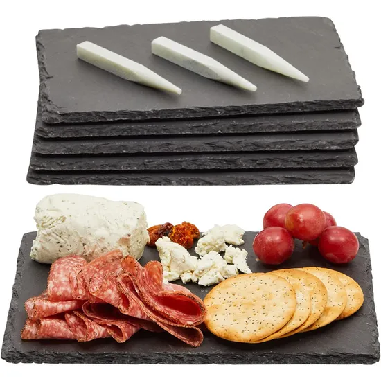 Rectangle Slate Cheese Cutting Board for Restaurant
