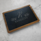 Personalized Engraved Slate Wooden Cheese Board