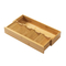 Bamboo Expandable Drawer Organizer for Silverware, Flatware and Knives in Kitchen