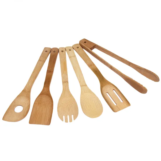 14 PCS Bamboo Cooking Utensils Set Kitchen Tools Set for Home Use