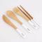 Red Color Bamboo Flatware Cutlery Set to Go