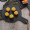 Round Slate Cheese Serving Board with Handle
