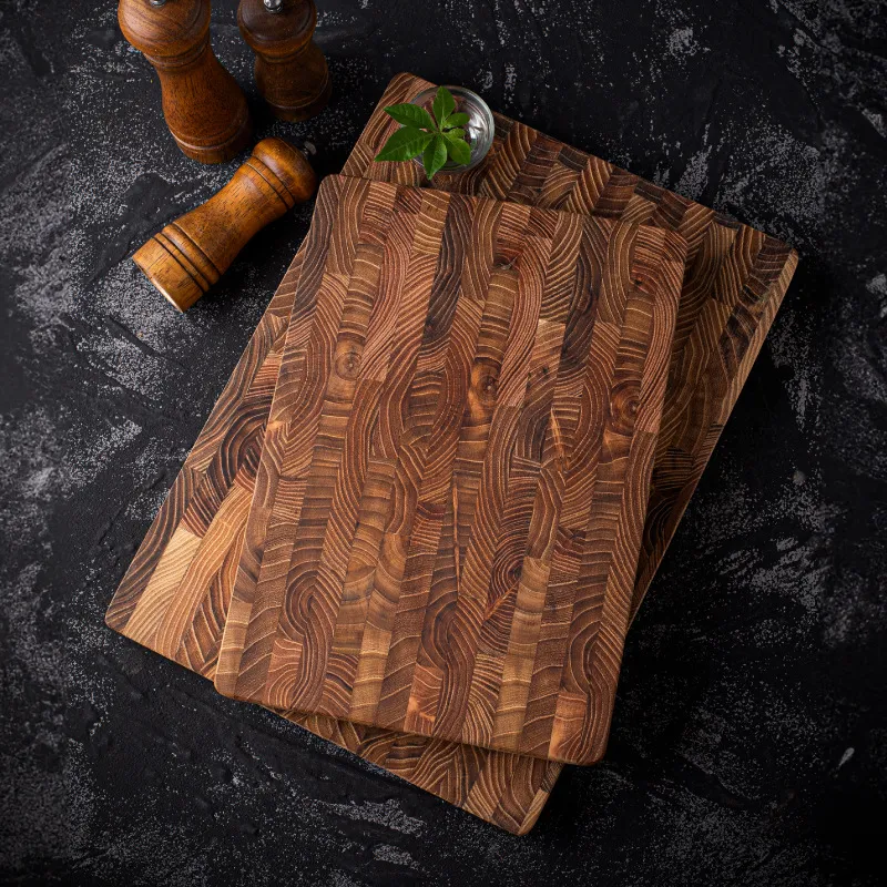 End Grain Teak Wood Cutting Boards Kitchen Chopping Board