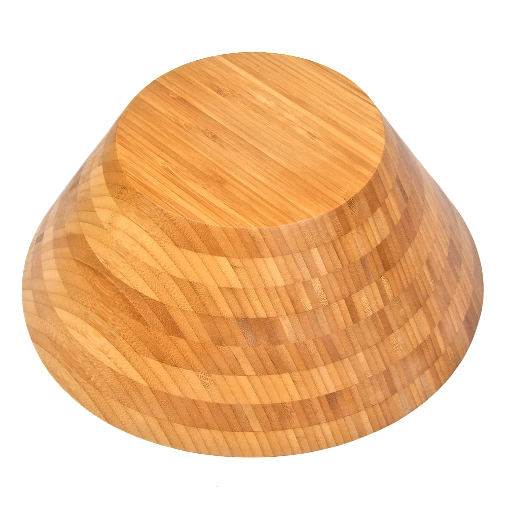 Modern Round Bamboo Salad Bowl for Fruit