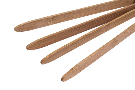 Bamboo Wood Tongs for Charcuterie, Toaster, Food and Kitchen