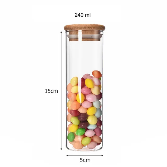 Wholesale 100ml 150ml 240ml Glass Spice Jar Spice Rack for Kitchen