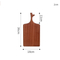 Ebony Wood Cutting Board Serving Board Set of 3 for Camping