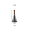 Cone Shape Stainless Steel Cheese Grater with Wooden Handle for Shaving Cheese Fruits Vegetables