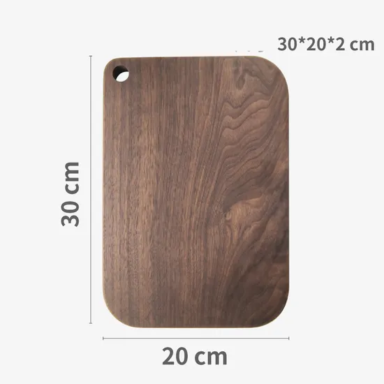 Hot Sale Irregular Shape Black Walnut Cutting Board Sushi Cutting Board
