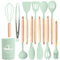 Wholesale Food Grade 12-Piece Silicone Kitchen Gadget Cooking Tools Utensil Set