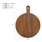 Round Walnut Wooden Chopping Board Vegetable Fruit Meat Cutting Kitchen Board