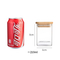 Small Capacity Square Glass Food Storage Container with Bamboo Lid