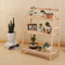 Simple and Modern Four - Layer Solid Wood Flower Rack Storage Rack for Outdoor Succulent Plant Pots