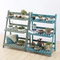Foldable Solid Wood Flower Shelf with Four and Three Layers for Garden